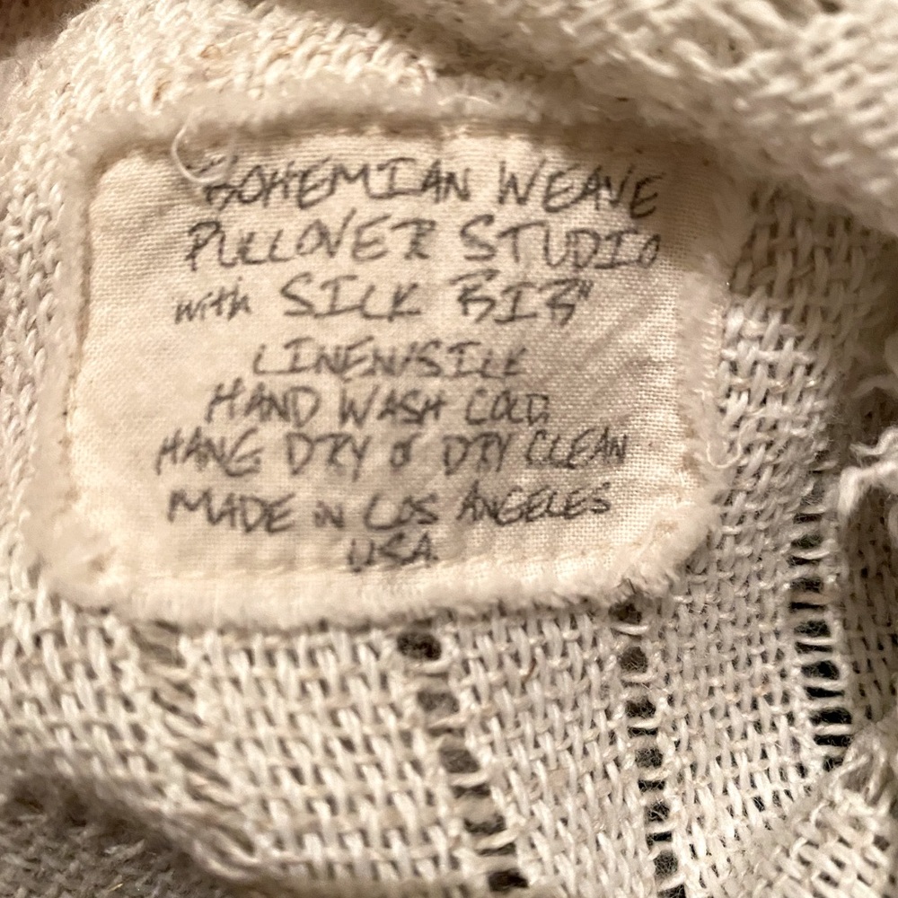 Greg Lauren Bohemian Weave Top - Picture 6 of 6
